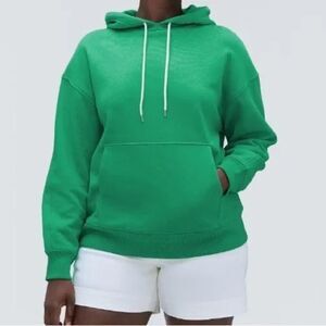 Everlane Green Cotton Pullover Oversized Hoodie XS